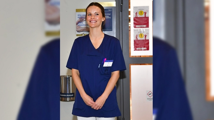 Шведская принцесса начала работать в больнице