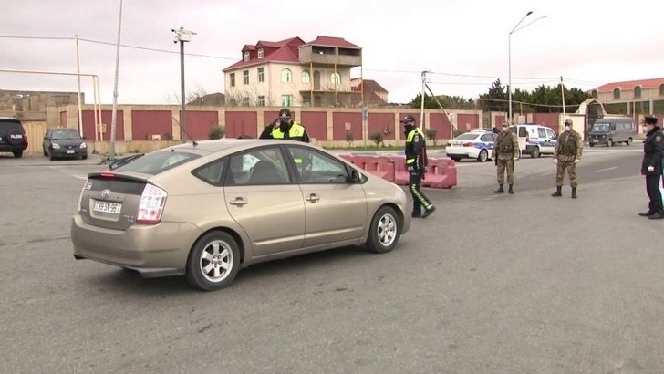 В Азербайджане за нарушение карантина за сутки привлечены к административной ответственности 2055 водителей