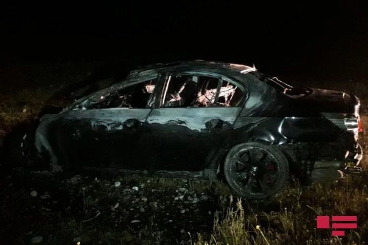 Страшное ДТП в Кюрдамире: водитель сгорел заживо – ФОТО
