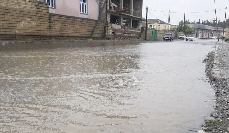Проливные дожди нанесли ущерб в Хачмазе - ФОТО