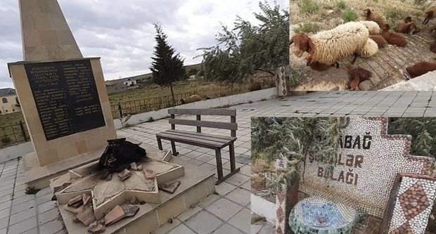 В Абшеронском районе у родника шехидов содержат стадо овец - ФОТО