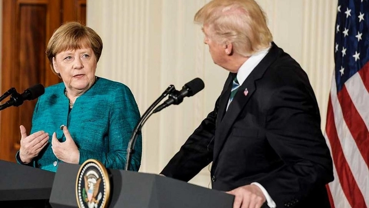 Между Меркель и Трампом произошел «горячий спор» из-за «Северного потока-2»