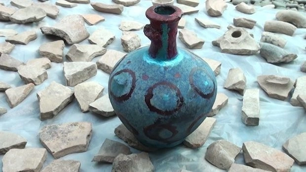 В Агдамском районе обнаружены предметы старины - ВИДЕО