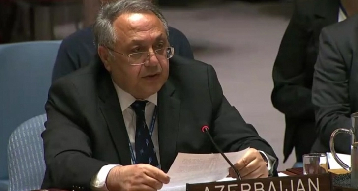 Постоянный представитель Азербайджана при ООН рассказал на дебатах в Совбезе о военных преступлениях Армении