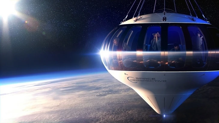 Туристам предложили слетать в космос на воздушных шарах - ВИДЕО