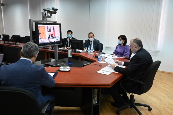 Состоялась онлайн-встреча глав МИД Азербайджана, Афганистана и Туркменистана - ФОТО
