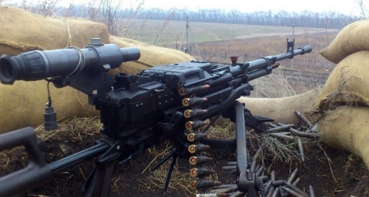 ВС Армении обстреляли позиции азербайджанской армии из крупнокалиберных пулеметов