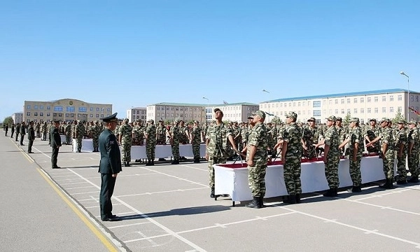 В войсках Нахчыванского гарнизона состоялась церемония принятия военной присяги - ФОТО/ВИДЕО