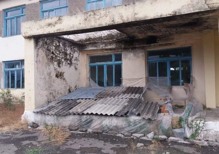 Пользователи сети возмущены аварийным состоянием школы в Азербайджане