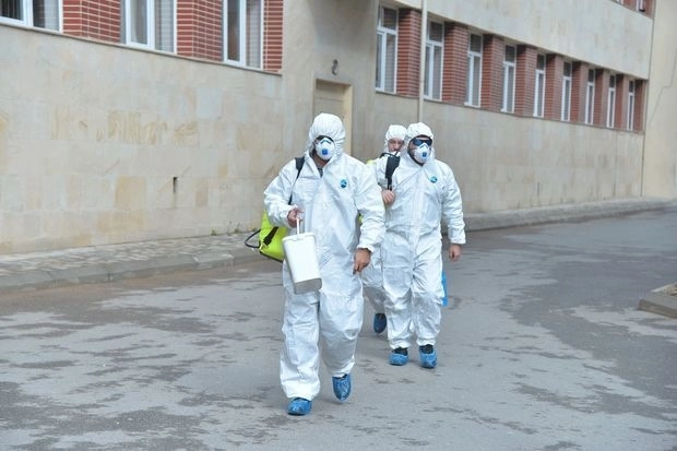 Борьба с коронавирусом в Евлахском районе в рамках жесткого карантина - ВИДЕОРЕПОРТАЖ