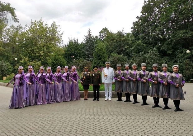 Азербайджанские военнослужащие принимают участие в фестивале «Дружба без границ» в Москве