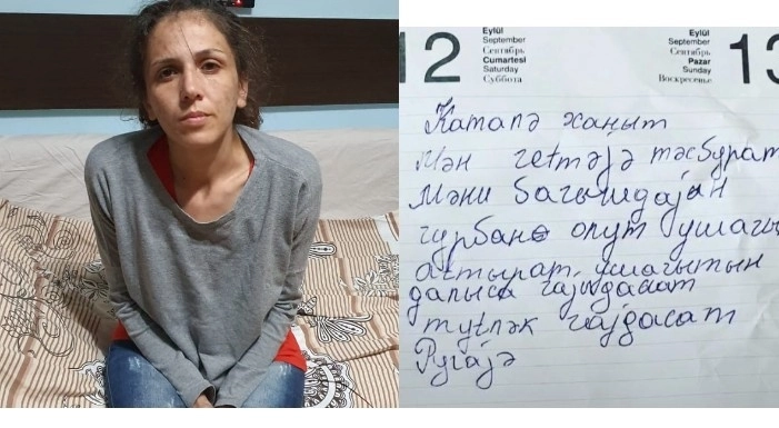 В Азербайджане мать бросила восьмимесячного ребенка, оставив записку - ФОТО