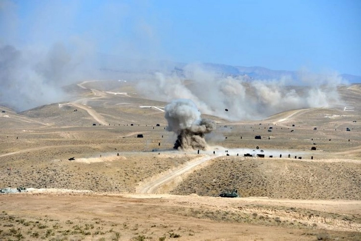 Азербайджан и Турция провели крупномасштабные военные учения в Нахчыване – ФОТО/ВИДЕО