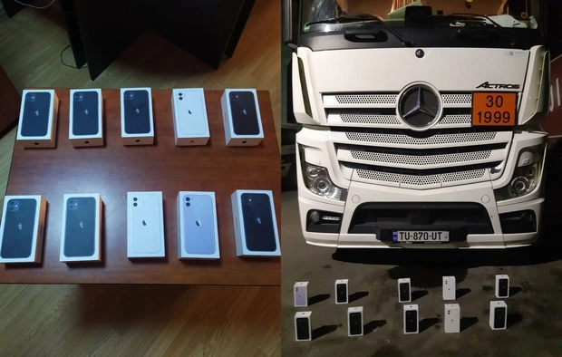 Таможенники пресекли контрабанду смартфонов в Азербайджан