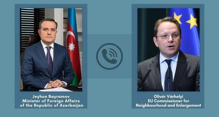 Глава МИД Азербайджана и верховный комиссар ЕС провели телефонную беседу