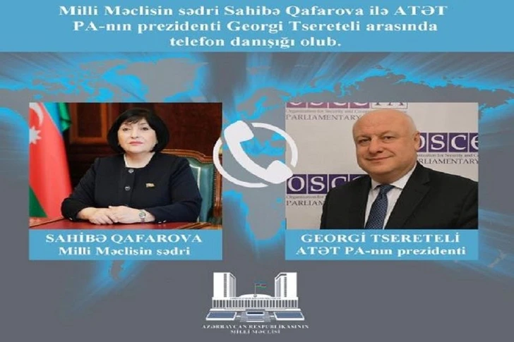 Состоялся телефонный разговор спикера парламента Азербайджана с президентом ПА ОБСЕ