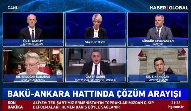 На турецком телевидении обсудили текущую ситуацию в Карабахе – ВИДЕО