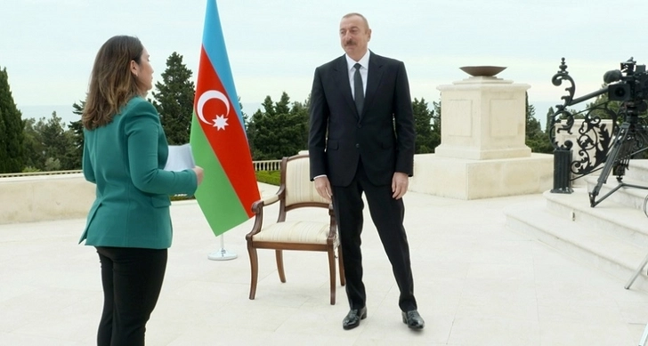 Президент Азербайджана: Армения должна покинуть наши территории и только после этого война остановится