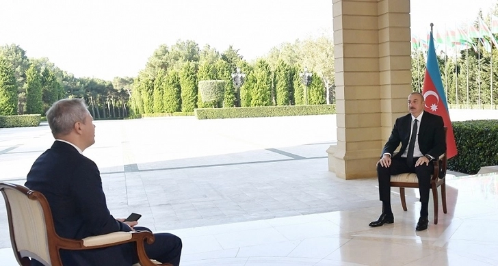 Президент Азербайджана дал интервью РБК - ОБНОВЛЕНО - ВИДЕО