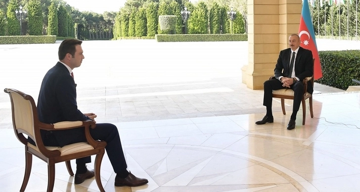 Президент Азербайджана дал интервью турецкому телеканалу Haber Global - ФОТО/ВИДЕО/ОБНОВЛЕНО