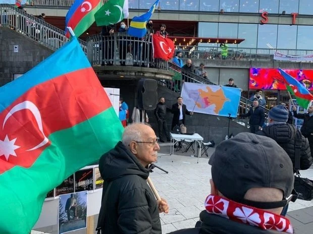 В Стокгольме проведена акция в поддержку армии Азербайджана