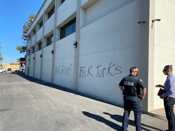 Армяне совершили акт вандализма против азербайджанцев в Калифорнии - ФОТО