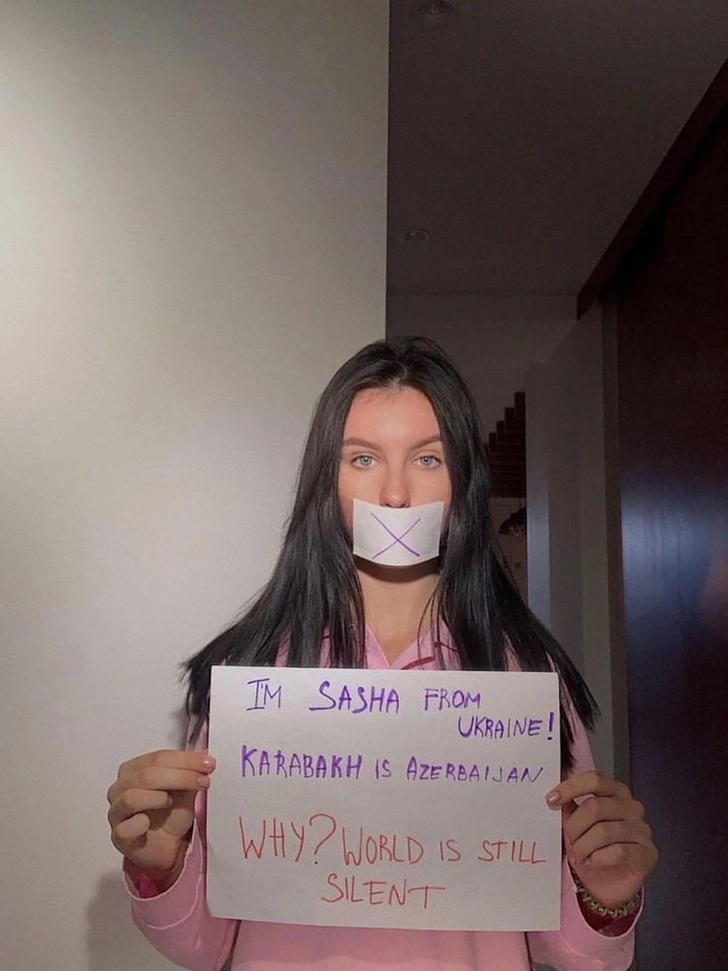Media.az - Новости Азербайджана - Люди из разных стран поддержали Азербайджан – ФОТО