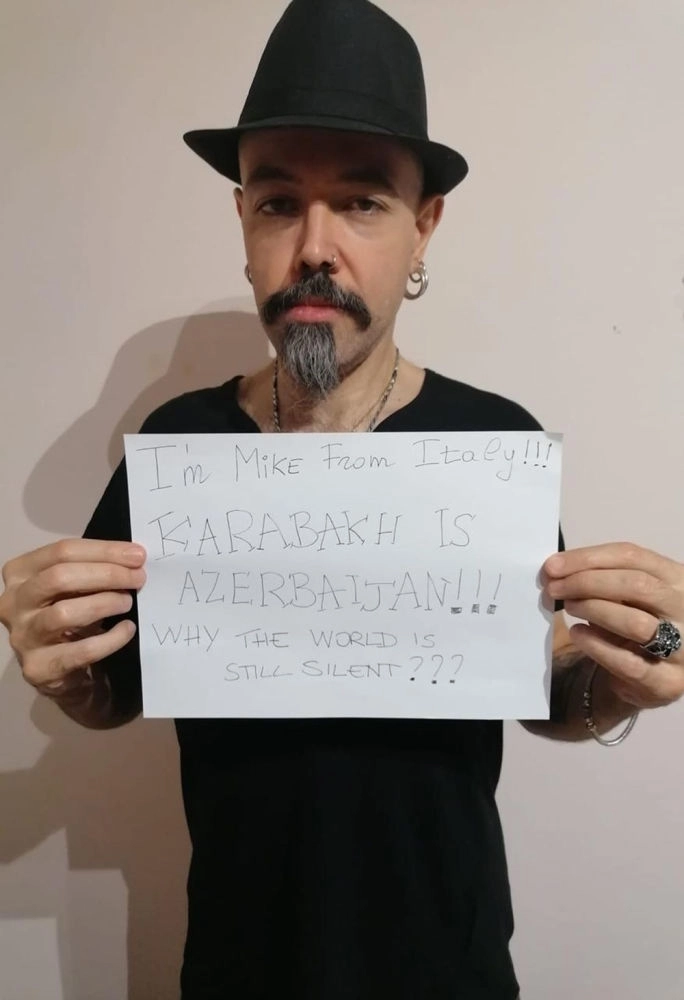Media.az - Новости Азербайджана - Люди из разных стран поддержали Азербайджан – ФОТО