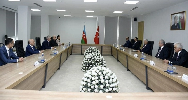 Вице-премьер Азербайджана принял делегацию во главе с экс-премьером Турции - ФОТО