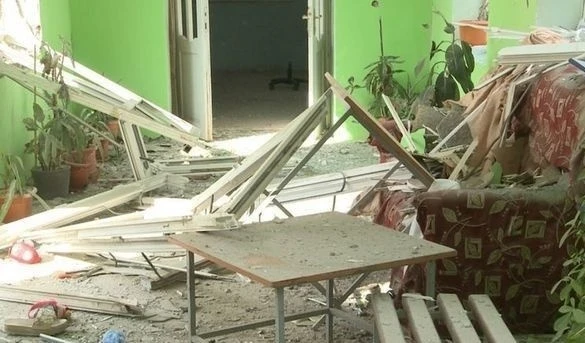 В результате вражеского обстрела был нанесен ущерб около 20 домам в Агдамском районе