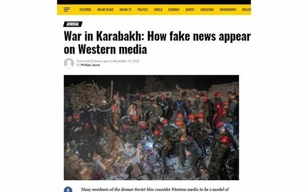 EU Reporter: Карабахская война: Как распространяются фейковые новости в европейских медиа