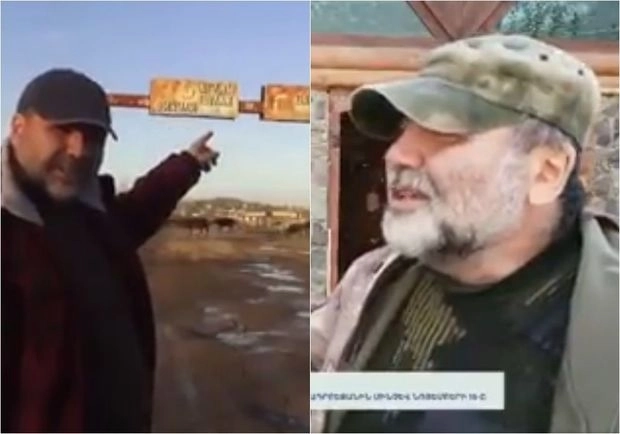 Угрожавший «дойти до Баку» армянский режиссер покидает Кельбаджар в слезах - ВИДЕО