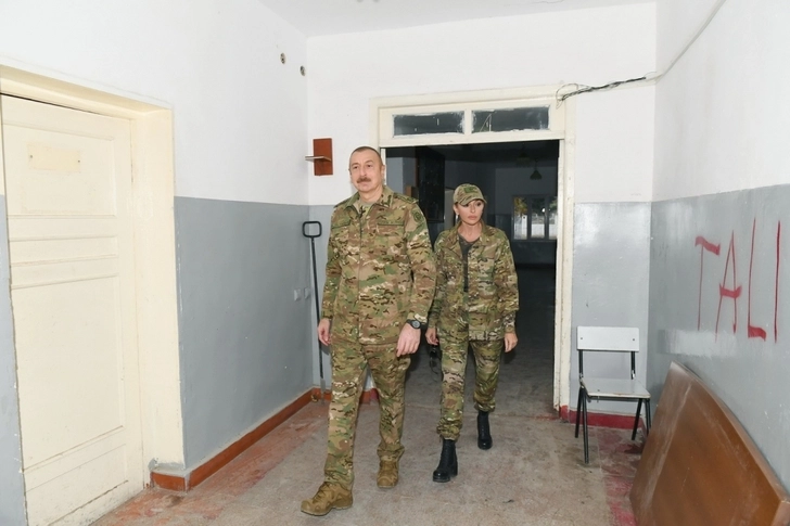 Media.az - Новости Азербайджана - Ильхам Алиев и Мехрибан Алиева в Физули, Джебраиле и Худаферине - ФОТО