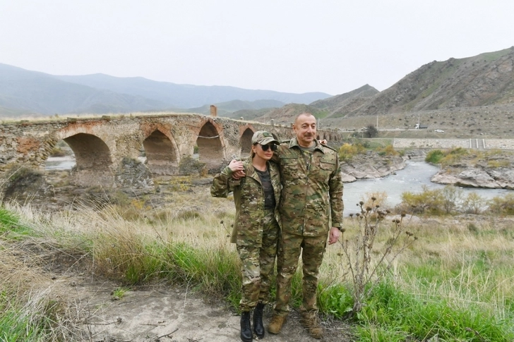 Media.az - Новости Азербайджана - Ильхам Алиев и Мехрибан Алиева в Физули, Джебраиле и Худаферине - ФОТО