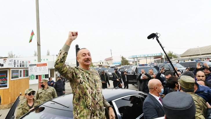 Media.az - Новости Азербайджана - Ильхам Алиев и Мехрибан Алиева в Физули, Джебраиле и Худаферине - ФОТО