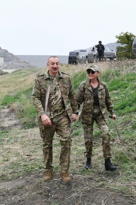 Media.az - Новости Азербайджана - Ильхам Алиев и Мехрибан Алиева в Физули, Джебраиле и Худаферине - ФОТО