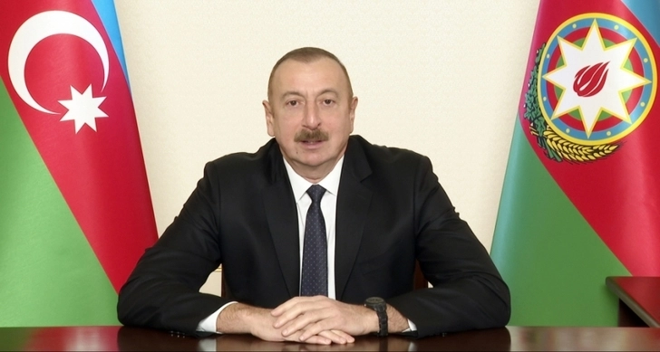 Ильхам Алиев поздравил азербайджанский народ с освобождением Лачынского района от оккупации