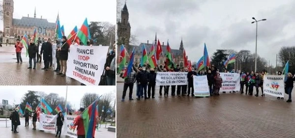 Наши соотечественники в Нидерландах протестуют против резолюции Сената Франции