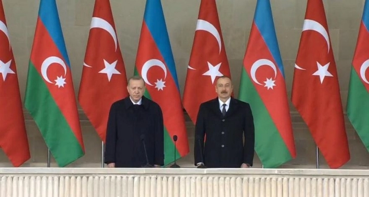 Президенты Азербайджана и Турции на параде Победы в Баку - ФОТО/ОБНОВЛЕНО