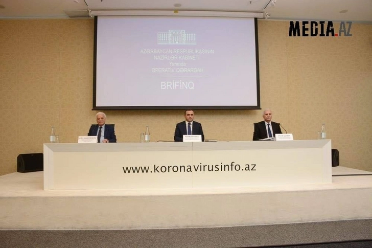 В Баку состоялся брифинг Оперштаба при Кабмине о ситуации с COVID-19 в Азербайджане – ВИДЕО