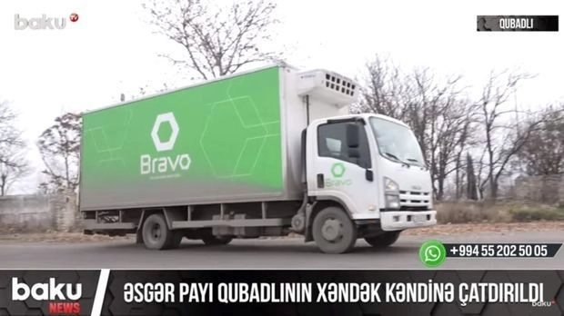 Сотрудники Bravo доставили подарки военнослужащим в село Хендек Губадлинского района - ВИДЕО