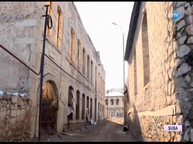 Кадры разрушенного армянами дома-музея Узейира Гаджибейли – ВИДЕО