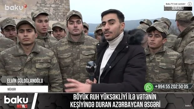 Baku TV подготовил репортаж о храбрых военнослужащих Азербайджана - ВИДЕО