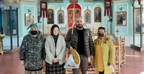 Община русской православной церкви в Гяндже поддержала солдат - ФОТО