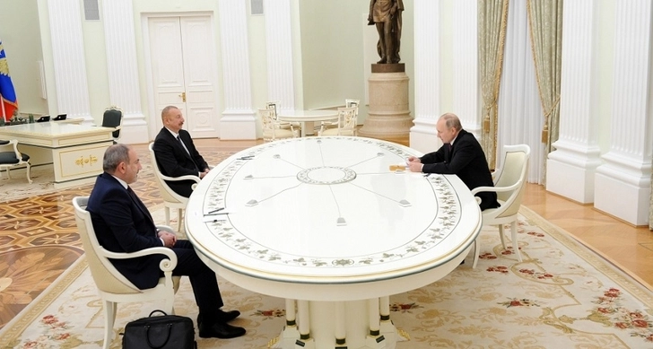 Встреча между президентами России, Азербайджана и премьером Армении в Москве - ВИДЕО/ОБНОВЛЕНО