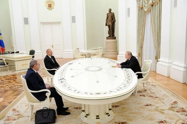 Завершились переговоры между лидерами Азербайджана, России и Армении