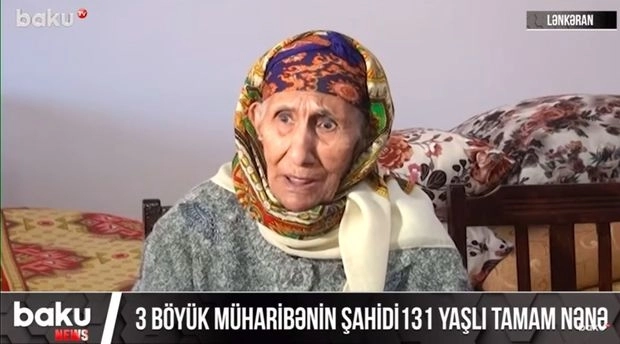 Самая пожилая пенсионерка Азербайджана рассказала о своей жизни - ВИДЕО