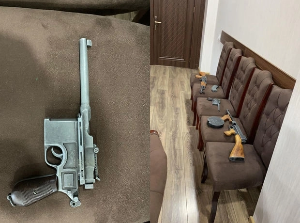 Житель Баку задержан с оружием и наркотиками - ФОТО/ВИДЕО