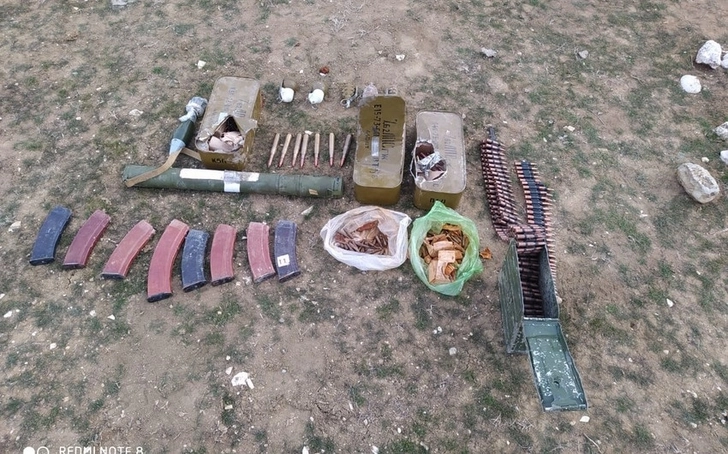 В Геранбое обнаружены оружие и боеприпасы - ФОТО