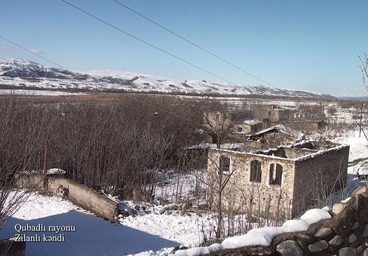 Минобороны опубликовало кадры из села Зиланлы Губадлинского района - ВИДЕО